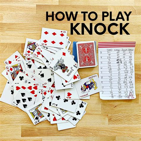 How to Play Card Games: KNOCK from 30daysblog.